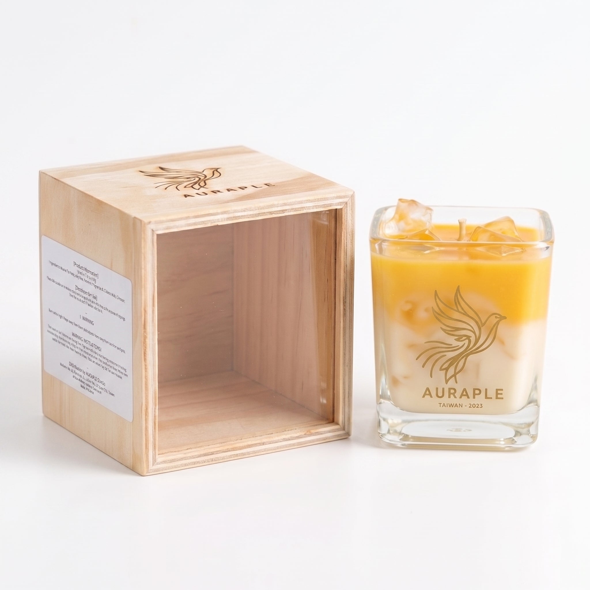 AURAPLE｜Papaya Milk Rhyme・Soy Scented Candle