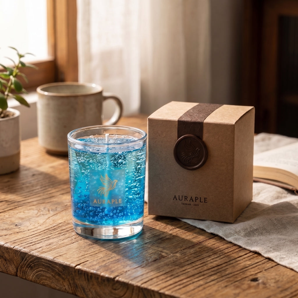 AURAPLE 蘇打汽水 Cream Soda 漸層果凍手工香氛蠟燭