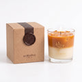 AURAPLE "Thai Milk Tea" Craft Scented Candle | Handmade Dual-Layer Soy Wax 160g